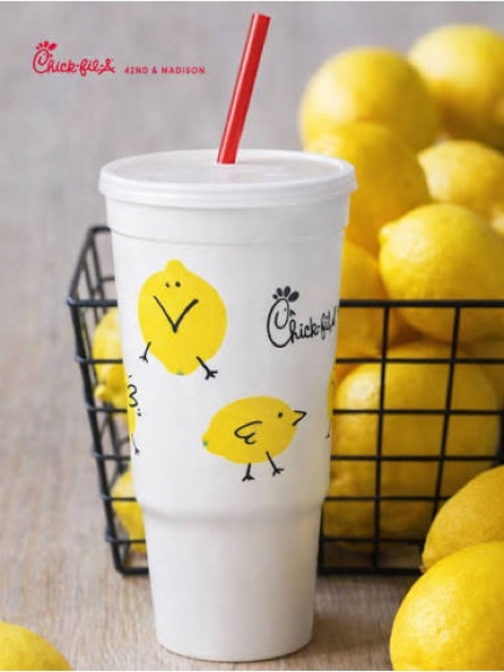 Chick-fil-A Classic Cup Lemon Chick 🐥🍋🥤